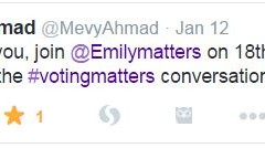 Why #votingmatters chat – join us!