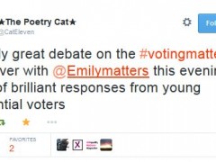 #votingmatters – Twitter chat 1 – Thank you!